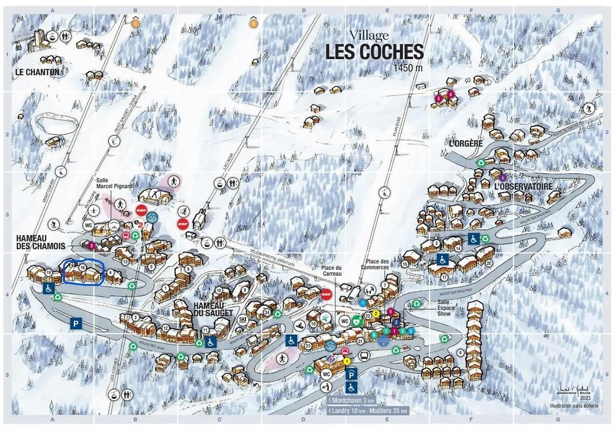 La Plagne Appartement Au Pied Des Pistes Avec Vue Mont Blanc